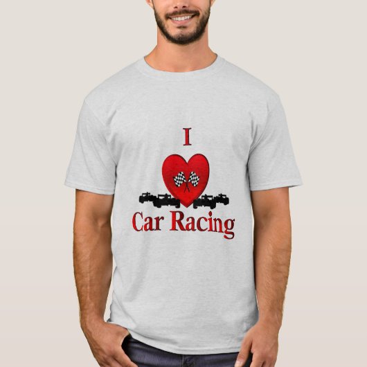 Ik hartwagen Racing T-shirt (Voorkant)