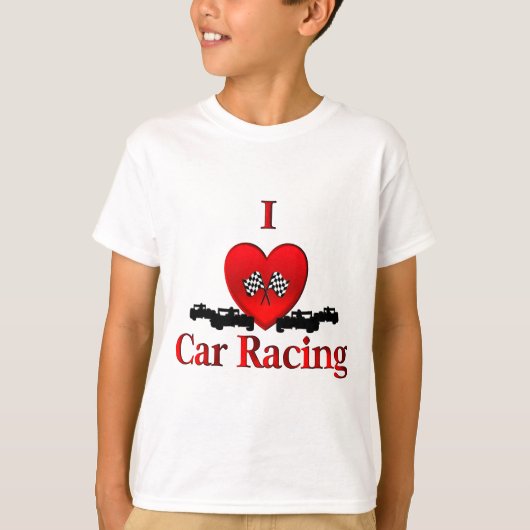 Ik hartwagen Racing T-shirt (Voorkant)