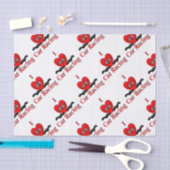 Ik hartwagen Racing Tissuepapier (Craft)