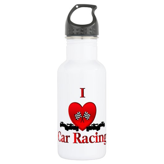Ik hartwagen Racing Waterfles (Voorkant)