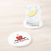 Ik hartwagen Racing Zandsteen Onderzetter (Zijkant)