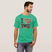 Ik hartzombies! t-shirt (Voorkant volledig)