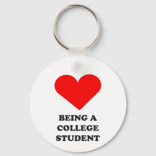 Ik HEART ben student. Sleutelhanger