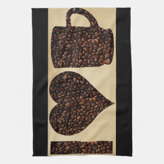 Ik "Heart" Coffee Kitchen Towel Theedoek