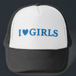 Ik "Heart" Girls Trucker Pet<br><div class="desc">I Heart Girls Pet vergelijkbaar met het personage "Torgeir Lien" in de Noorse tv-serie "Lilyhammer" die op Netflix werd uitgezonden.</div>