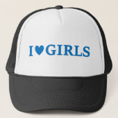 Ik "Heart" Girls Trucker Pet (Voorkant)