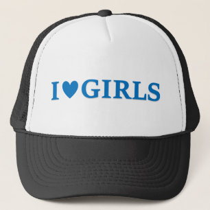 Ik "Heart" Girls Trucker Pet