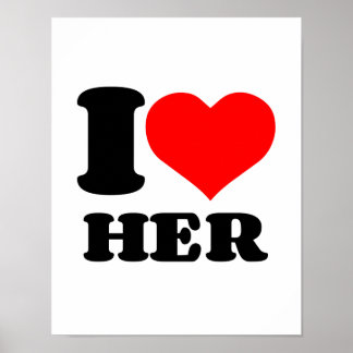 IK HEART HAAR POSTER