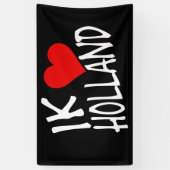 Ik Heart Holland at op bk bnrcent Spandoek (Verticaal)
