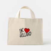Ik Heart Holland bk tcnt Mini Tote Bag (Achterkant)