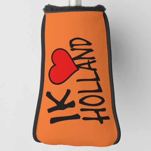 Ik Heart Holland op onze pct Golfheadcover (Draai 90)