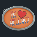 Ik Heart Holland overlay op of bbcnt Gesp<br><div class="desc">Ik Heart Holland bekleding op oranje gordelsluiting © Trinkets and Items 2022 - AHP Design. Alle rechten voorbehouden.</div>