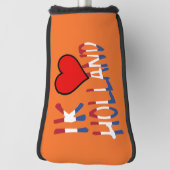 Ik Heart Holland overlay op onze pct Golfheadcover (Draai 90)