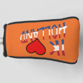 Ik Heart Holland overlay op onze pct Golfheadcover (Voorkant)