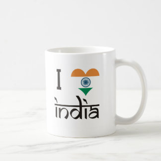 Ik "Heart" India - Ik hou van India Koffiemok
