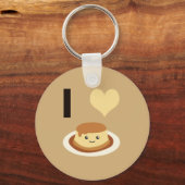 Ik Heart (liefde) flan! Sleutelhanger (Voorkant)