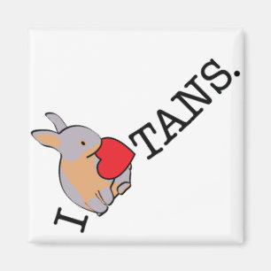 IK HEART TANS. MAGNEET
