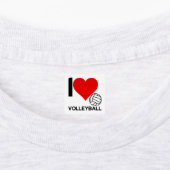 IK HEART VOLLEYBALL LABELS (Aangebracht)