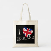 Ik Heartflag Engeland bij btcnt Tote Bag (Achterkant)