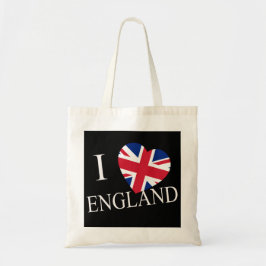 Ik Heartflag Engeland bij btcnt Tote Bag