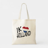 Ik Heartflag Holland bk btt Tote Bag (Achterkant)