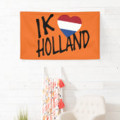Ik Heartflag Holland bk op of bnrcent Spandoek (Insitu)