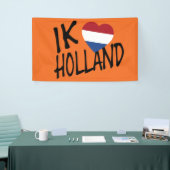 Ik Heartflag Holland bk op of bnrcent Spandoek (Beurs)