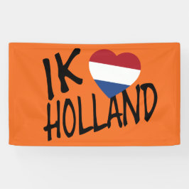 Ik Heartflag Holland bk op of bnrcent Spandoek
