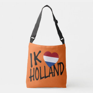 Ik Heartflag Holland bk op of cbbcnt Crossbody Tas