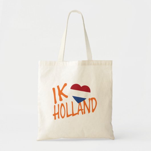 Ik Heartflag Holland of btcnt Tote Bag (Voorkant)