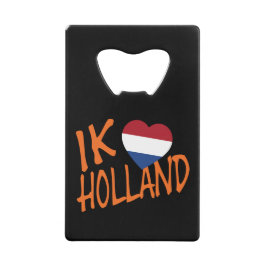 Ik Heartflag Holland of op bk bocnt Creditkaart Flessenopener