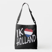 Ik Heartflag Holland op bk cbbcnt Crossbody Tas (Achterkant)