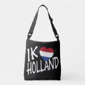 Ik Heartflag Holland op bk cbbcnt Crossbody Tas (Voorkant)