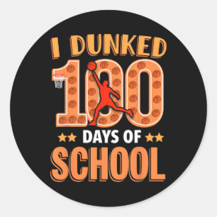 Ik heb 100 dagen aan leraren van Bysketll op schoo Ronde Sticker