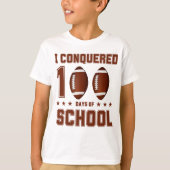 Ik heb 100 dagen Amerikaans Football op school ove T-shirt (Voorkant)