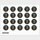 Ik heb 100 dagen gespoeld met de kindertuin ronde sticker (Vel)