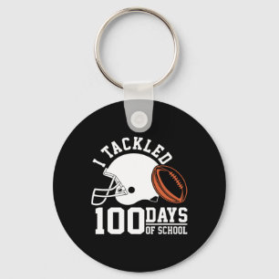 Ik heb 100 dagen getrapt Football jongens Kinder 1 Sleutelhanger