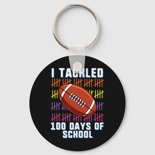 Ik heb 100 dagen gezeten van schooljongens Kinder  Sleutelhanger (Voorkant)