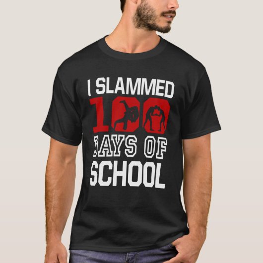 Ik heb 100 dagen gezworen op school die 100e dag B T-shirt (Voorkant)