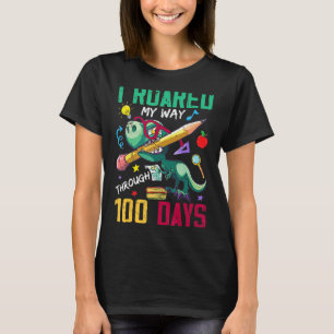 Ik heb 100 dagen lang mijn weg afgelegd voor Dinos T-shirt