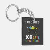 Ik heb 100 dagen op school getrapt sleutelhanger (Voorkant Links)