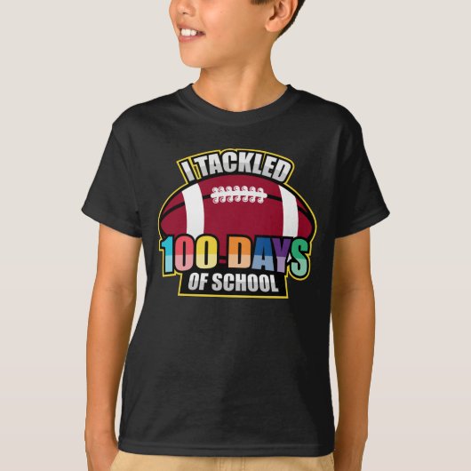 Ik heb 100 dagen op school gewerkt t-shirt (Voorkant)