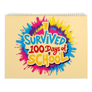 Ik heb 100 dagen op school overleefd kalender