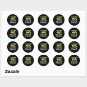 Ik heb 100 dagen school 100e pre-k constructie ver ronde sticker (Vel)
