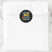 Ik heb 100 dagen school 100e pre-k constructie ver ronde sticker (Tas)
