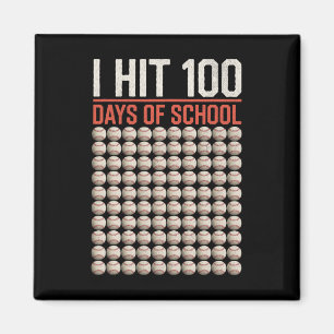 Ik heb 100 dagen school bereikt Grappig Bysebyll 1 Magneet