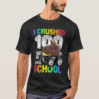 Ik heb 100 dagen school dinosaurus monster vrachtw t-shirt
