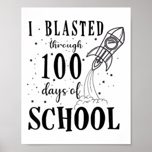 Ik heb 100 dagen school doorgebracht, 100e dag the poster