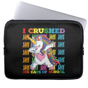 Ik Heb 100 Dagen School Eenhoorn Overwonnen Laptop Sleeve