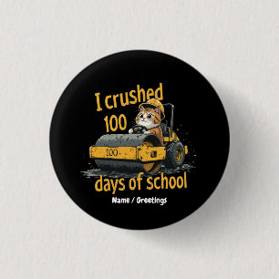 Ik heb 100 dagen school gefeest Feest de 100ste da Ronde Button 3,2 Cm